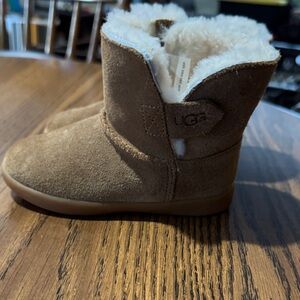 UGG Tan Suede Boots with Plush Lining